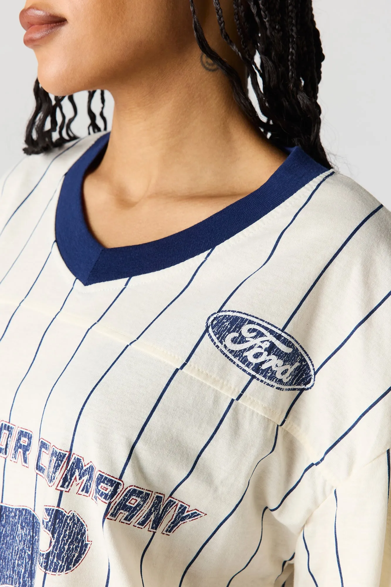 Ford Graphic Oversized T-Shirt sold by Urban Planet product image thumbnail 4