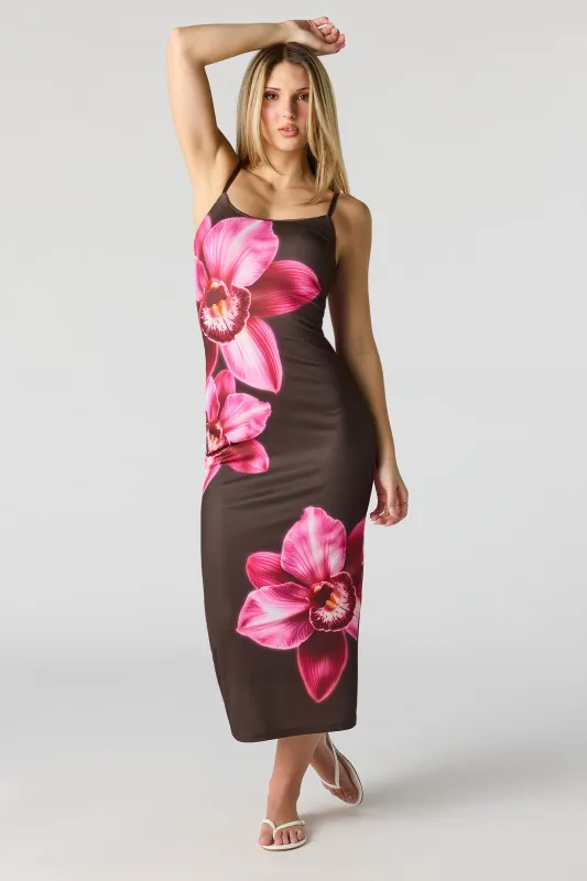 Braless Bodycon Midi Dress made by Stitches