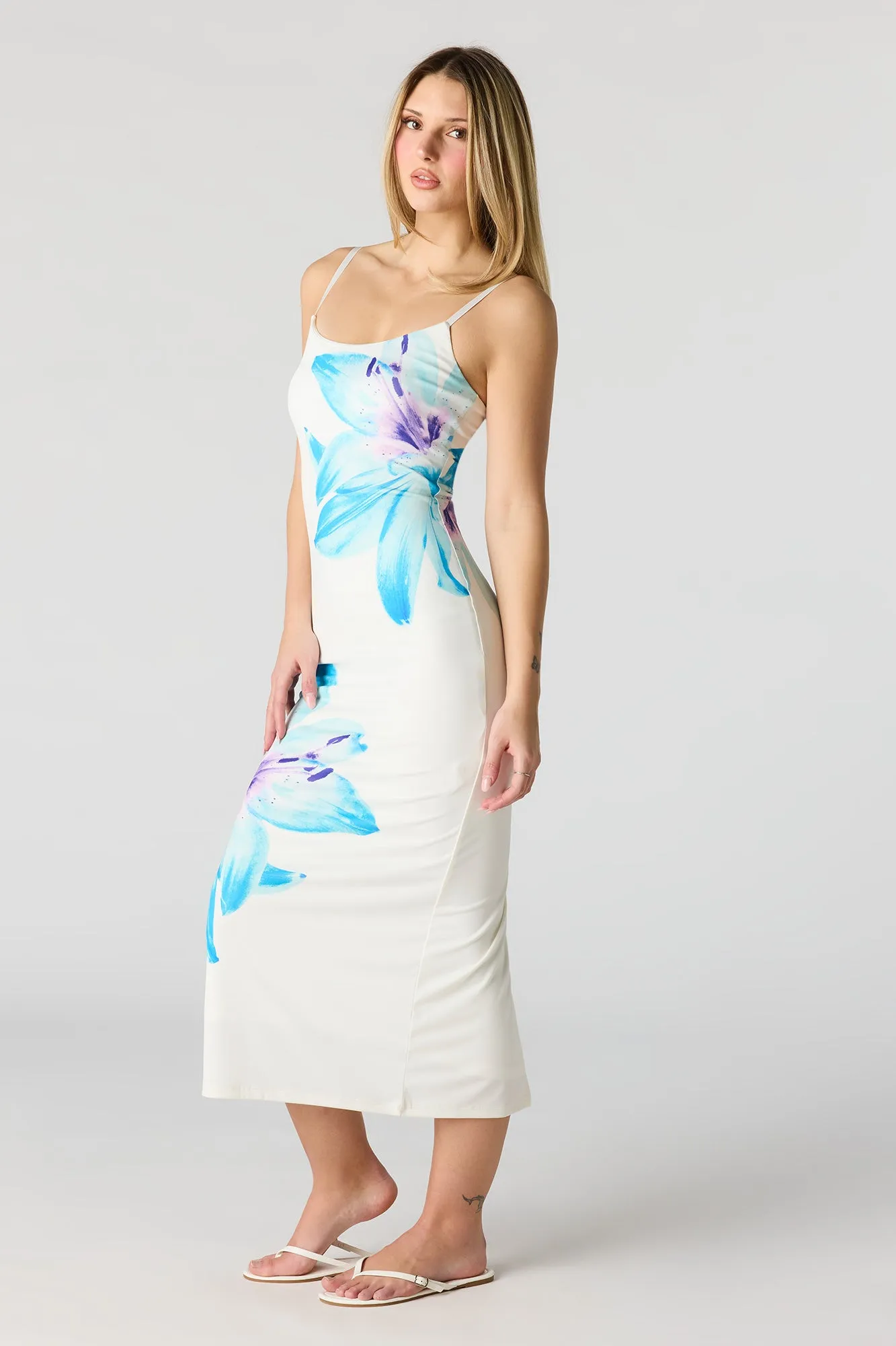 Braless Bodycon Midi Dress sold by Urban Planet product image thumbnail 5