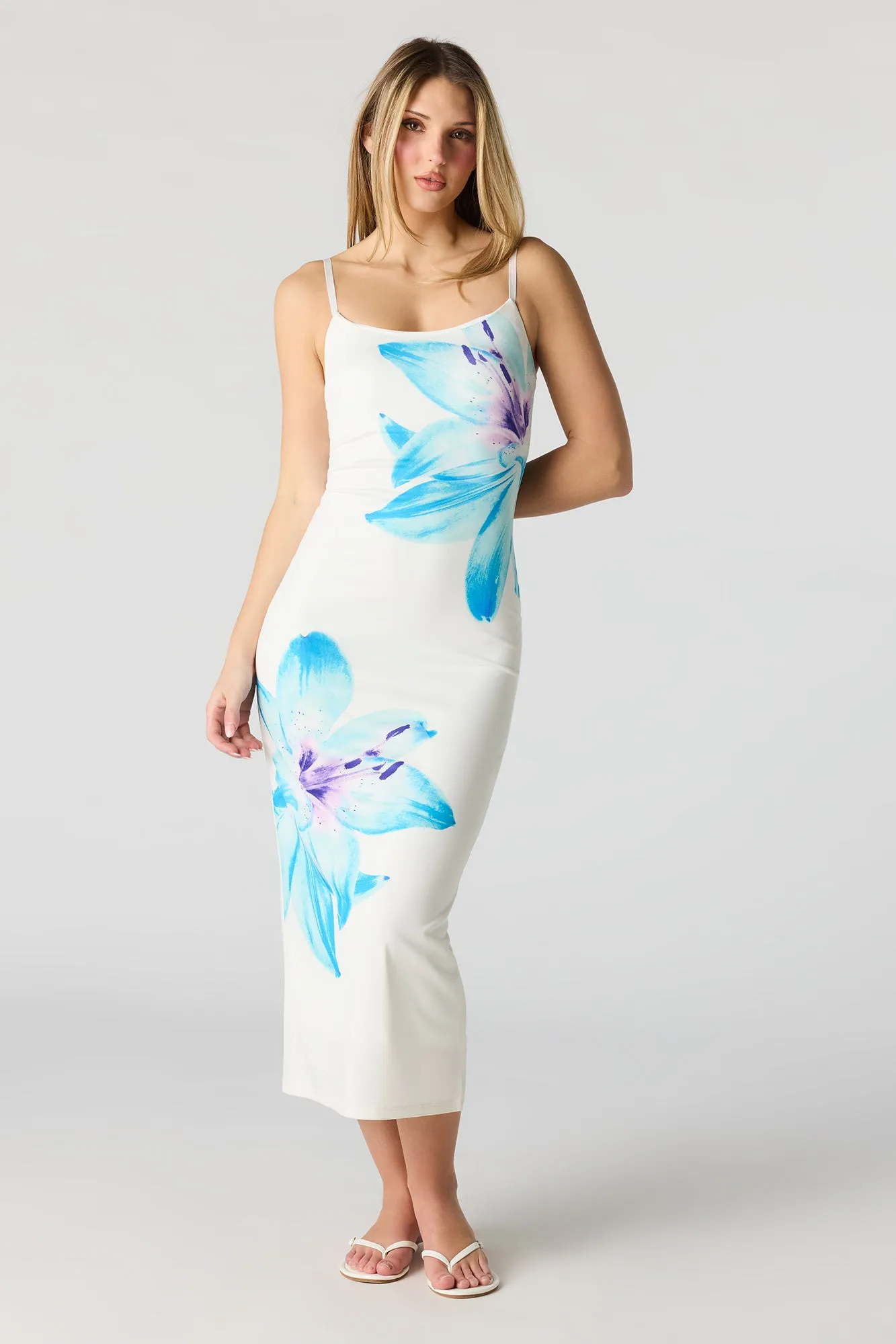 Braless Bodycon Midi Dress sold by Urban Planet product image thumbnail 4