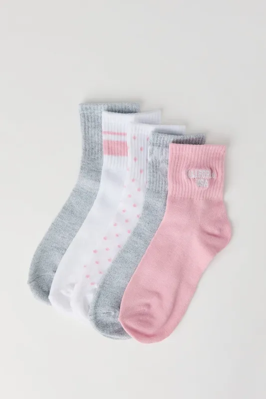 Quarter Socks (5 Pack) sold by Urban Planet