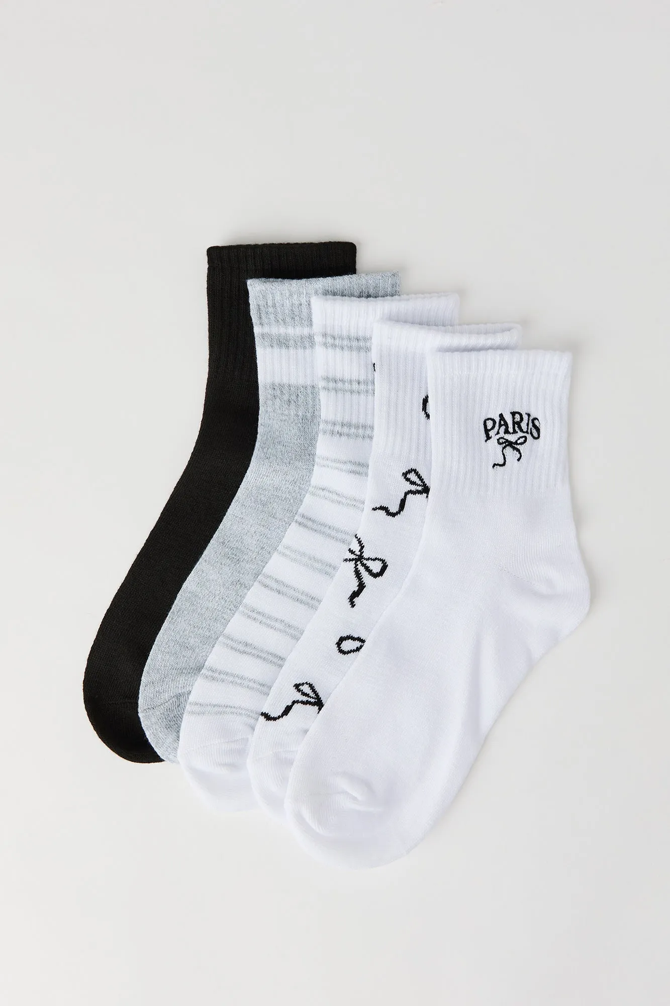 Quarter Socks (5 Pack) sold by Urban Planet product image thumbnail 2