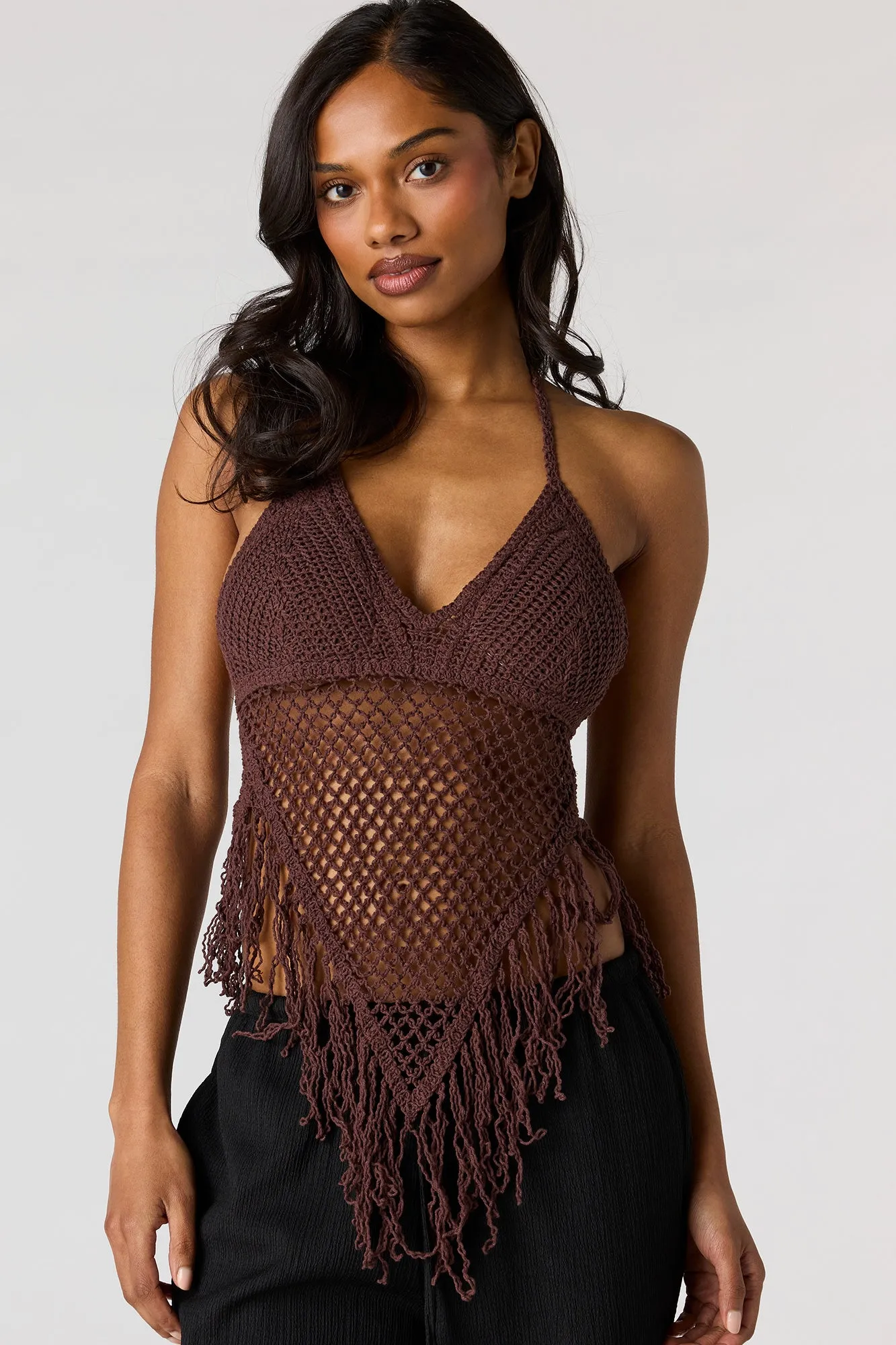 Crochet Halter Top sold by Urban Planet product image thumbnail 5