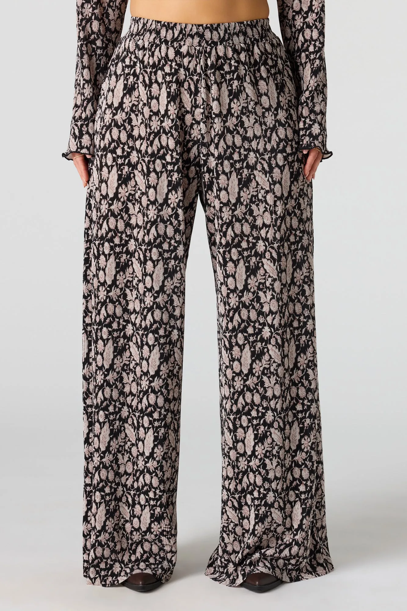 Ribbed Wide Leg Pant sold by Urban Planet product image thumbnail 2