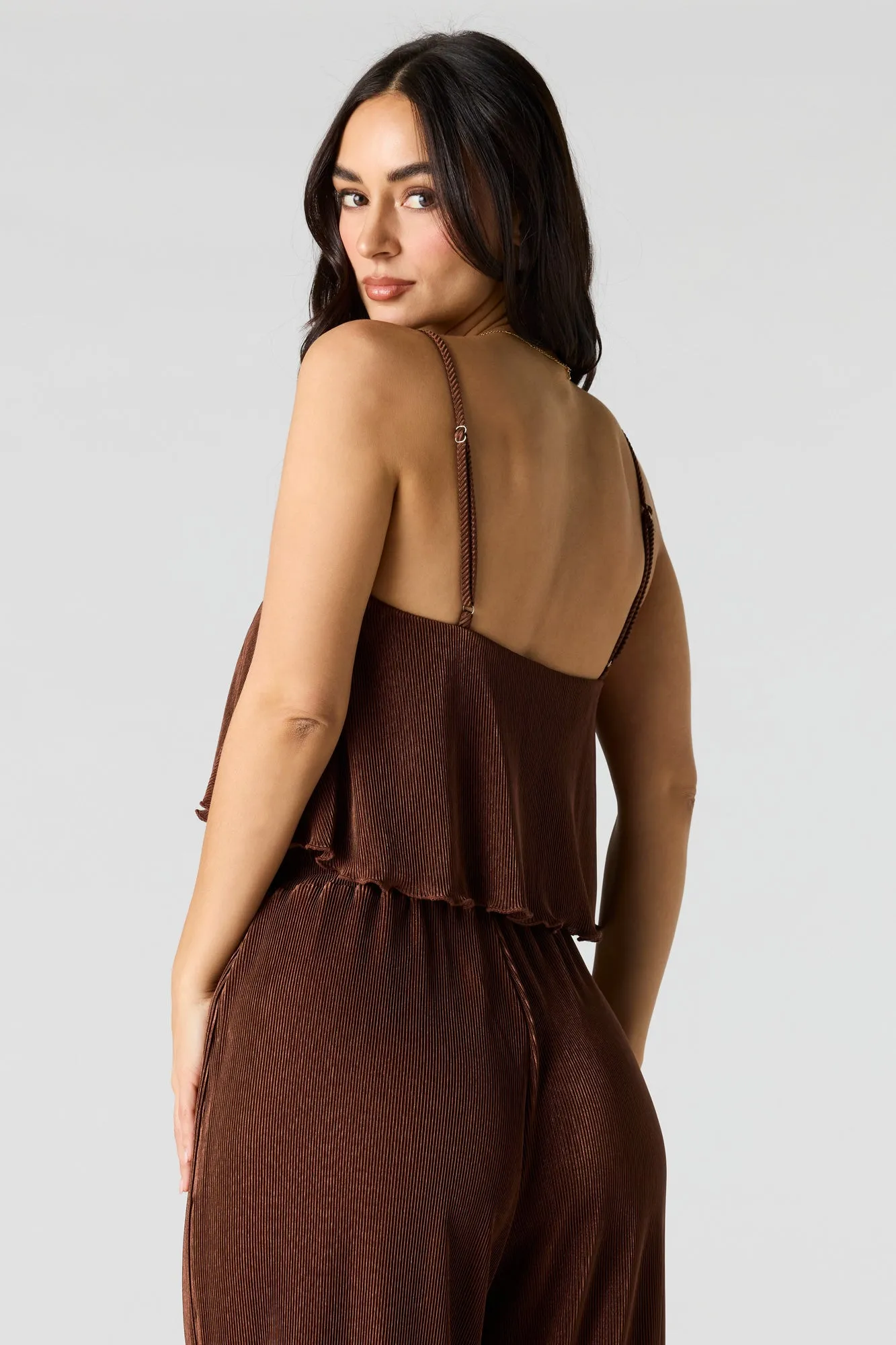 Ribbed Flowy Tank sold by Urban Planet product image thumbnail 5
