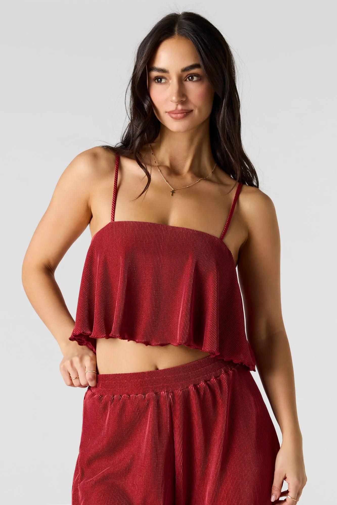 Ribbed Flowy Tank sold by Urban Planet