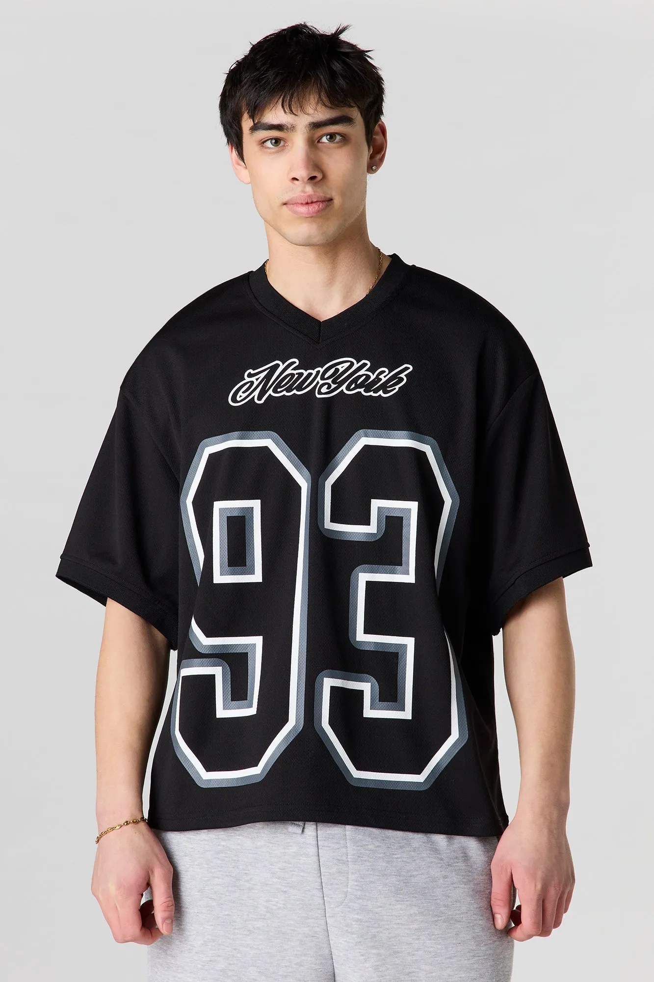 Graphic Mesh Jersey sold by Urban Planet product image thumbnail 4