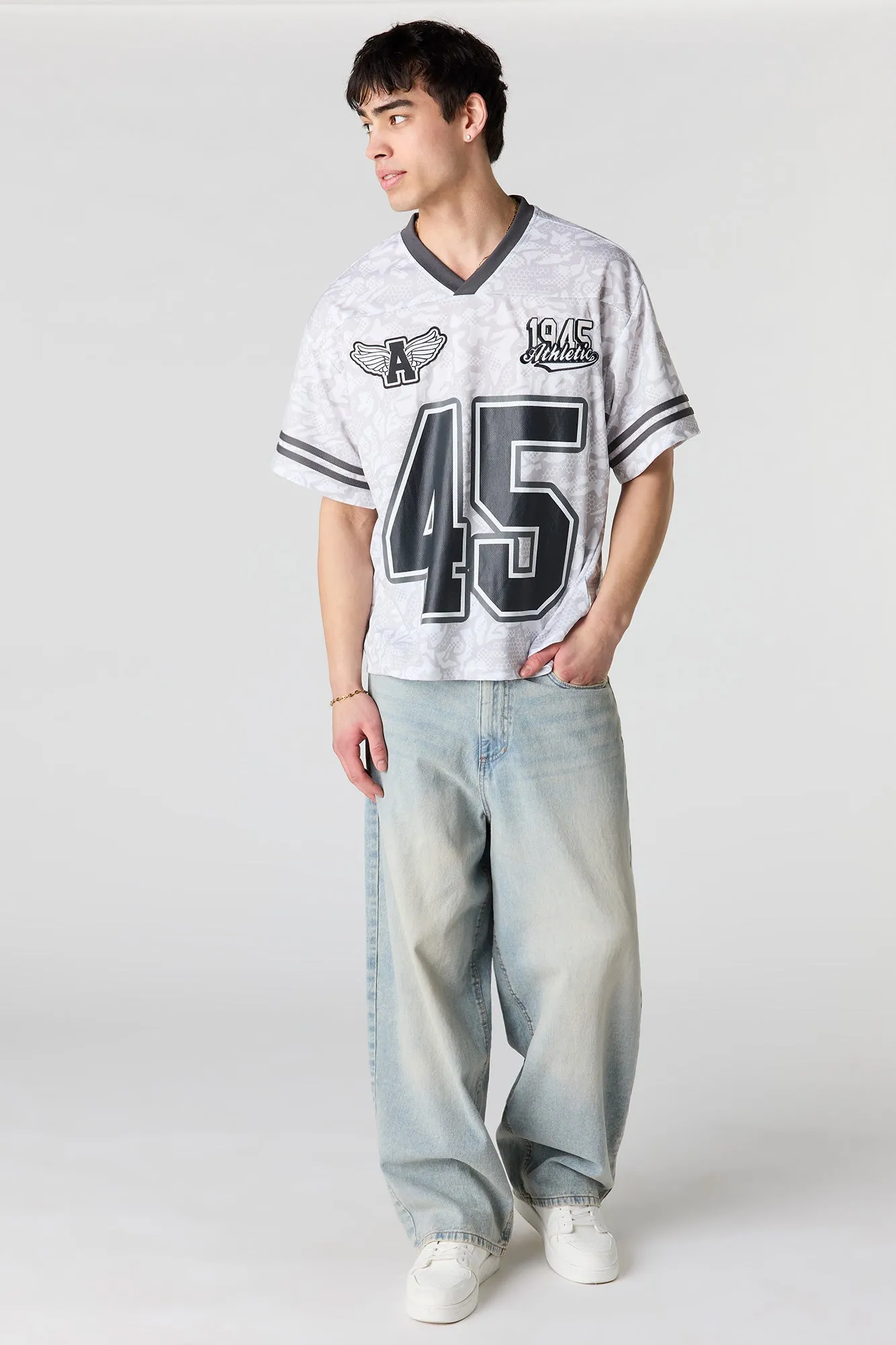 Graphic Mesh Jersey sold by Urban Planet product image thumbnail 3