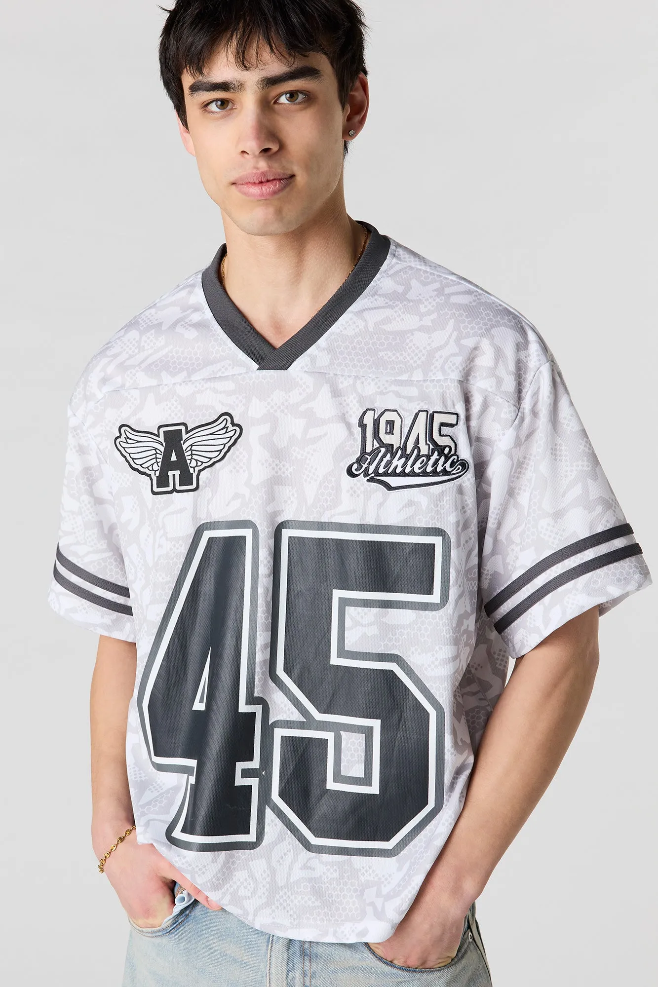 Graphic Mesh Jersey sold by Urban Planet