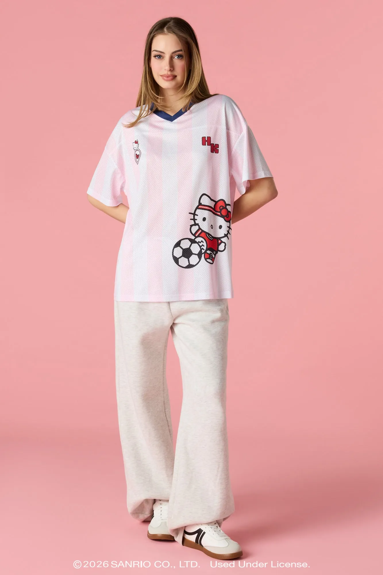 Hello Kitty® Graphic Mesh Jersey sold by Urban Planet product image thumbnail 3