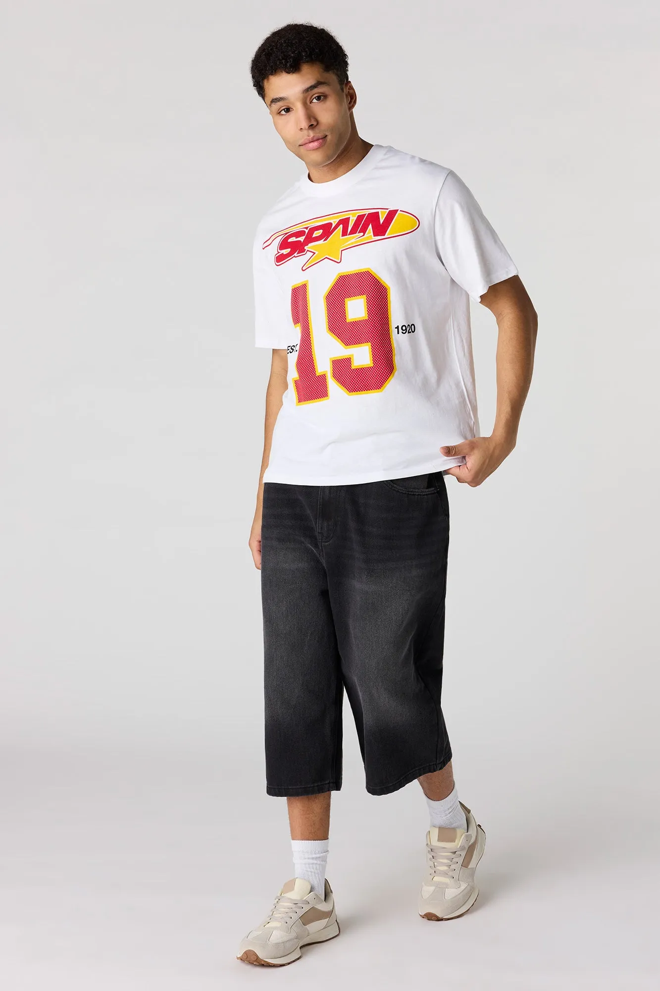 Premium Heavyweight Cotton Spain Graphic T-Shirt sold by Urban Planet product image thumbnail 3