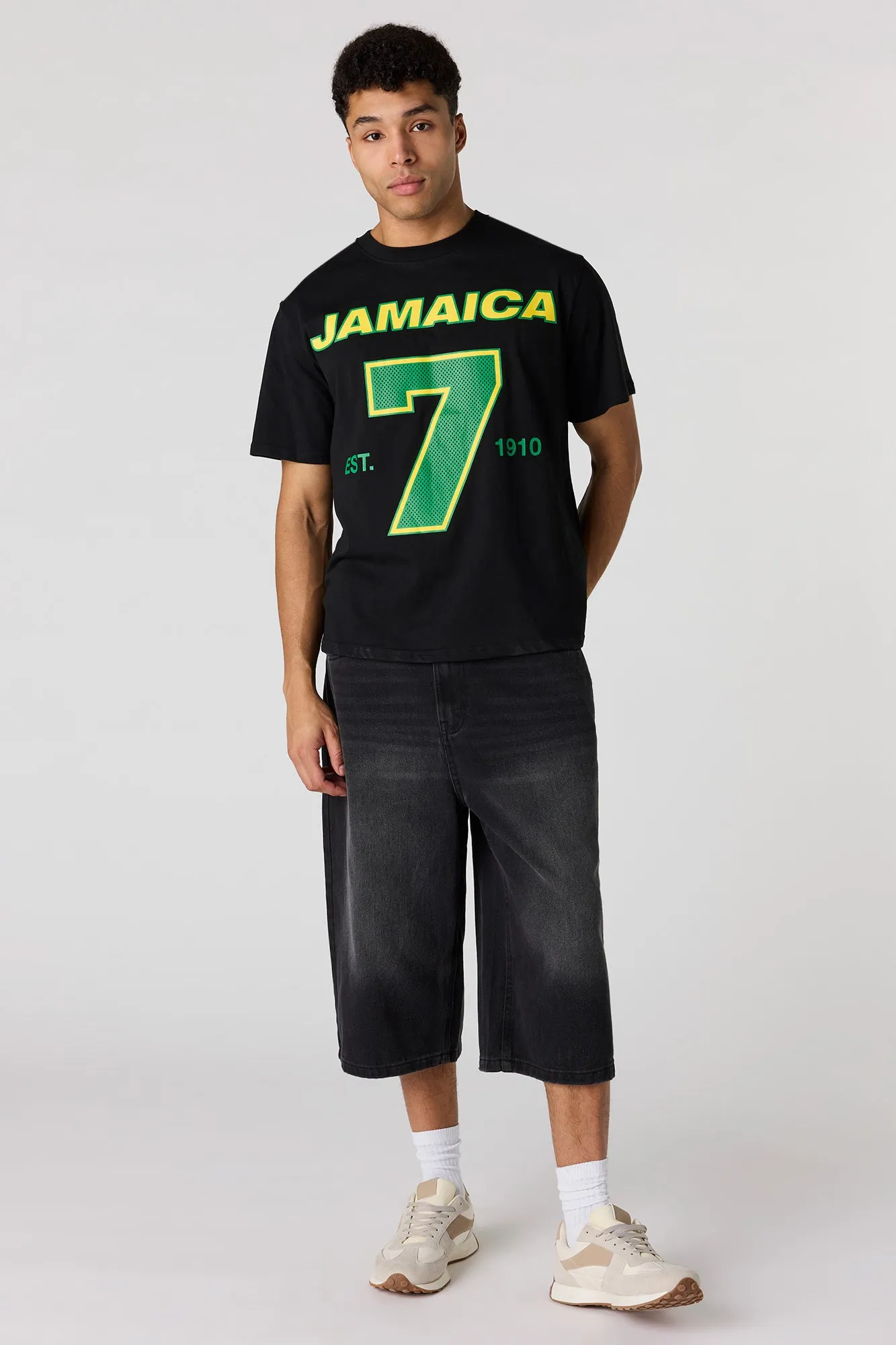 Premium Heavyweight Cotton Jamaica Graphic T-Shirt sold by Urban Planet product image thumbnail 3