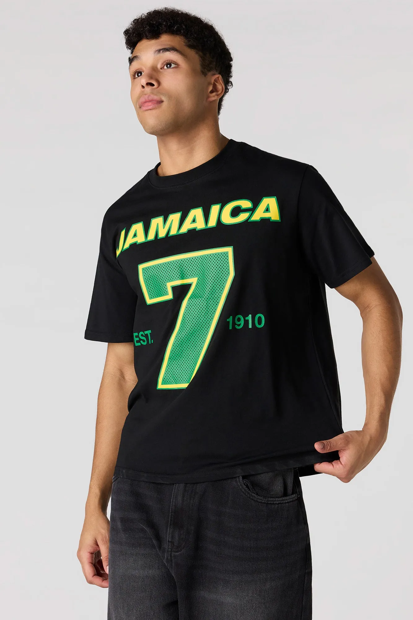Premium Heavyweight Cotton Jamaica Graphic T-Shirt sold by Urban Planet