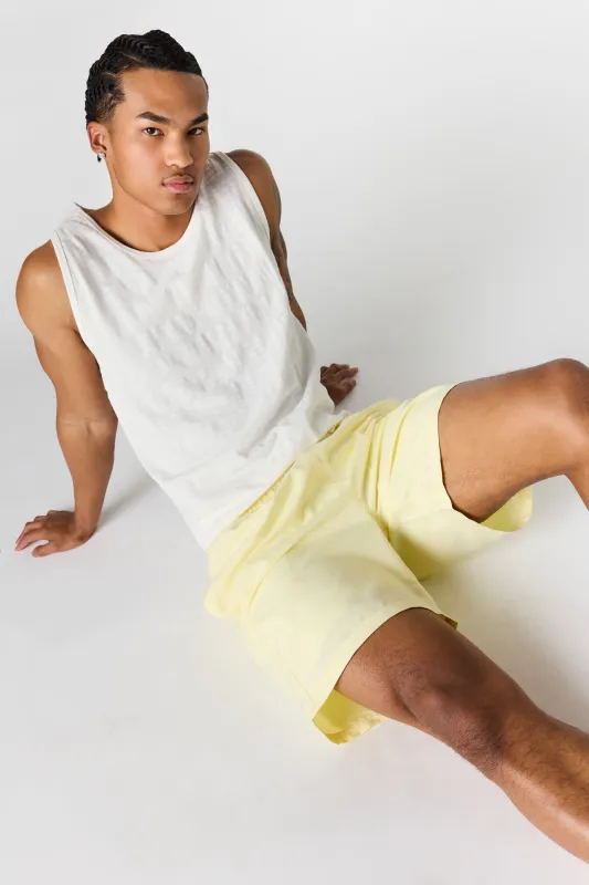 Solid Drawstring Swim Short made by Urban Planet