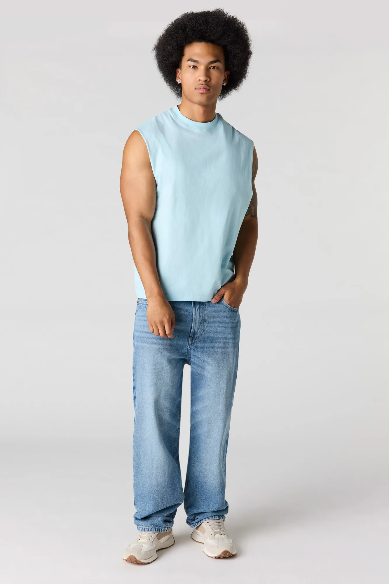 Solid Muscle Tank sold by Urban Planet product image thumbnail 3