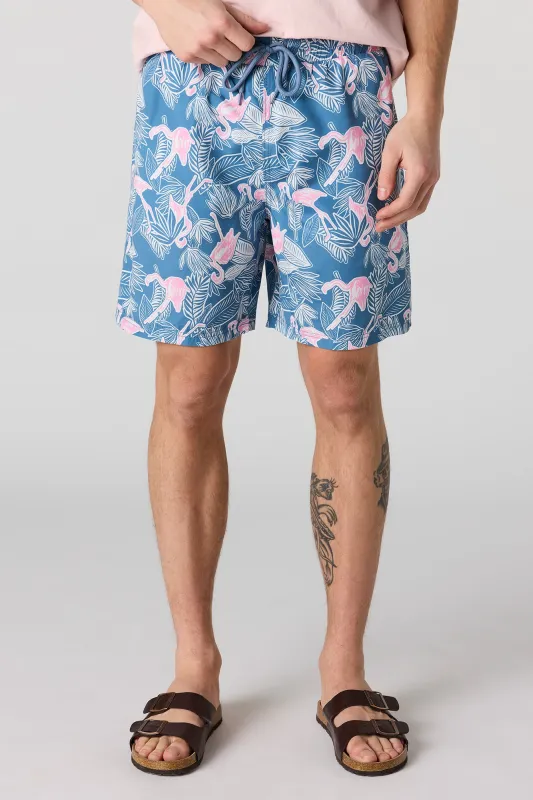 Printed Swim Short made by Urban Planet