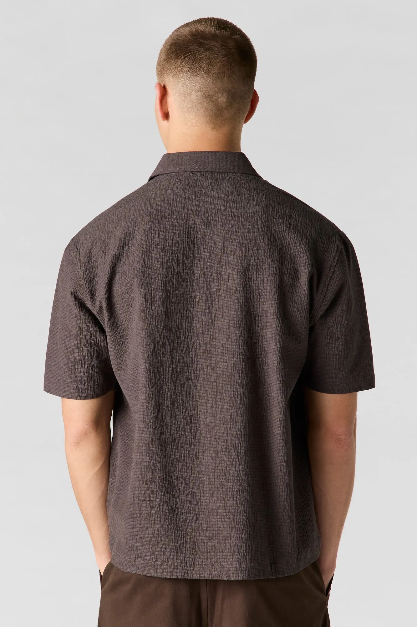 Textured Button-Up Top sold by Urban Planet product image thumbnail 2