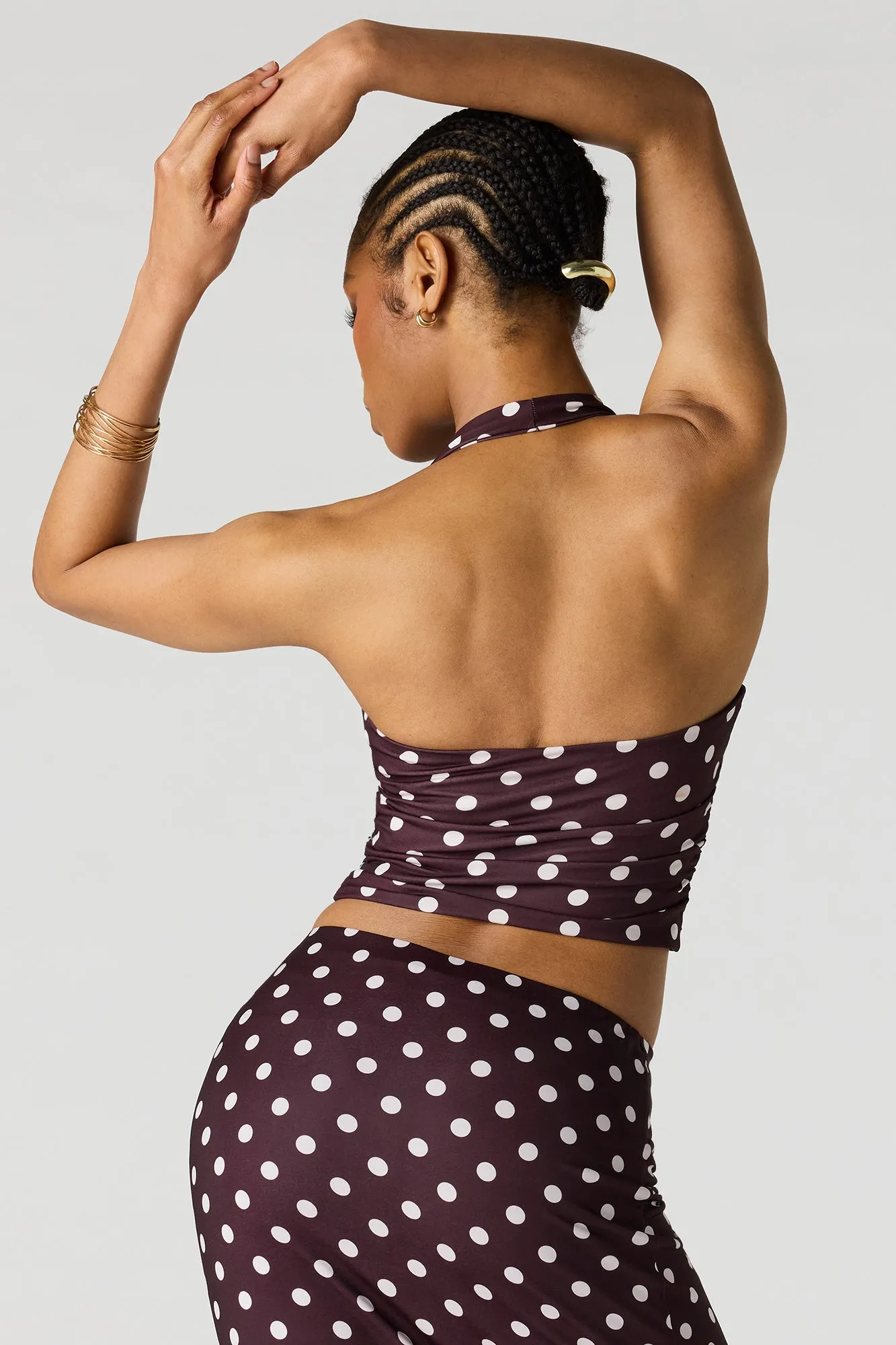 Printed Contour Halter Top sold by Urban Planet product image thumbnail 3