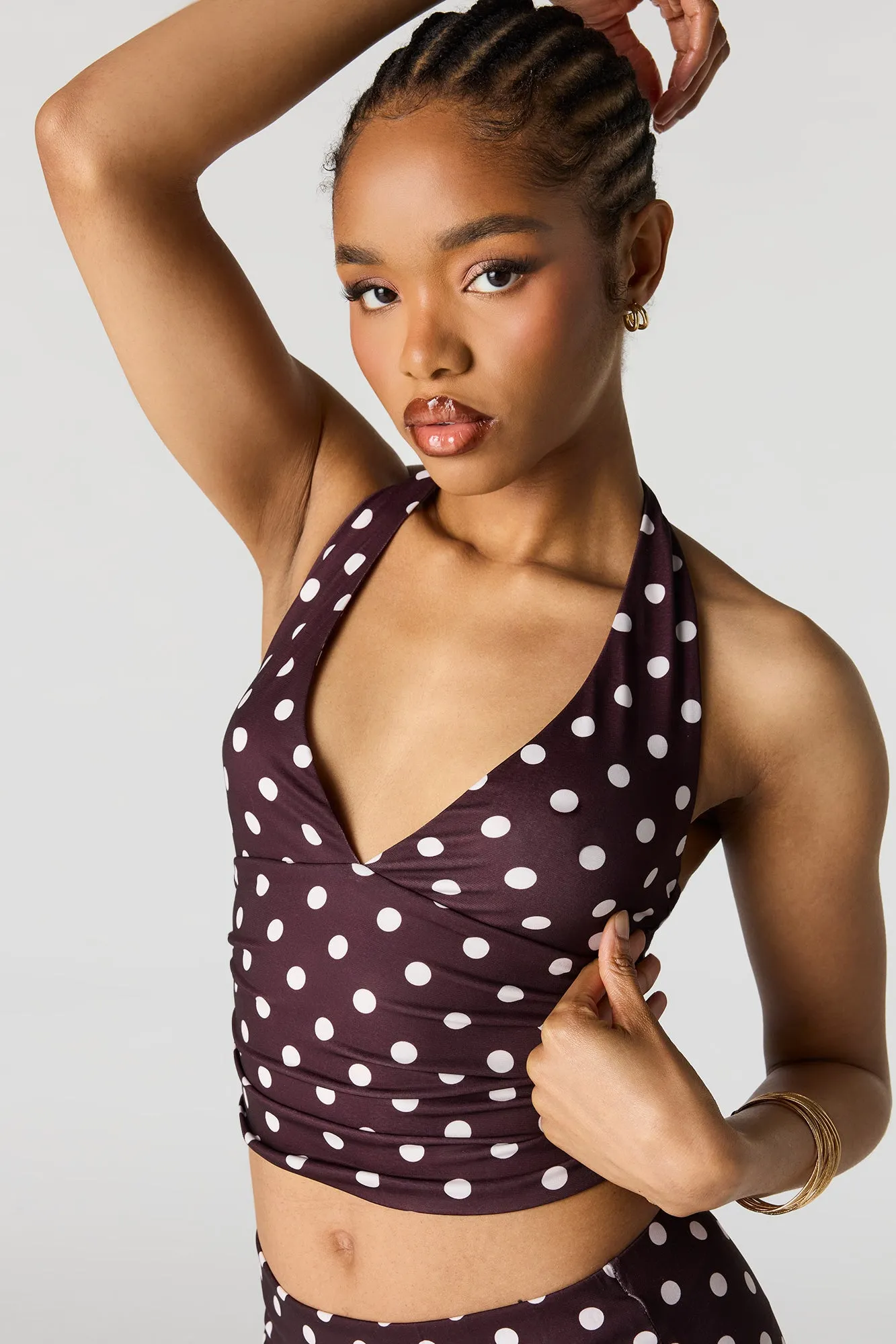 Printed Contour Halter Top sold by Urban Planet product image thumbnail 5