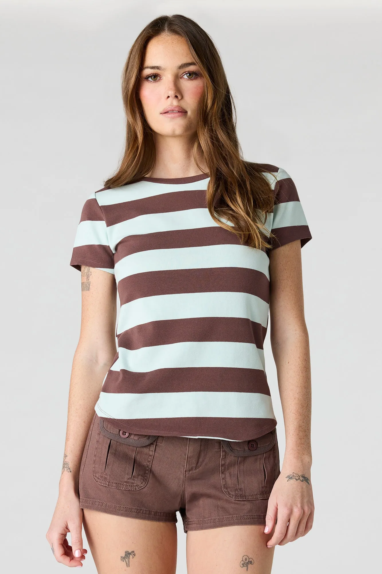 Striped T-Shirt sold by Urban Planet product image thumbnail 4