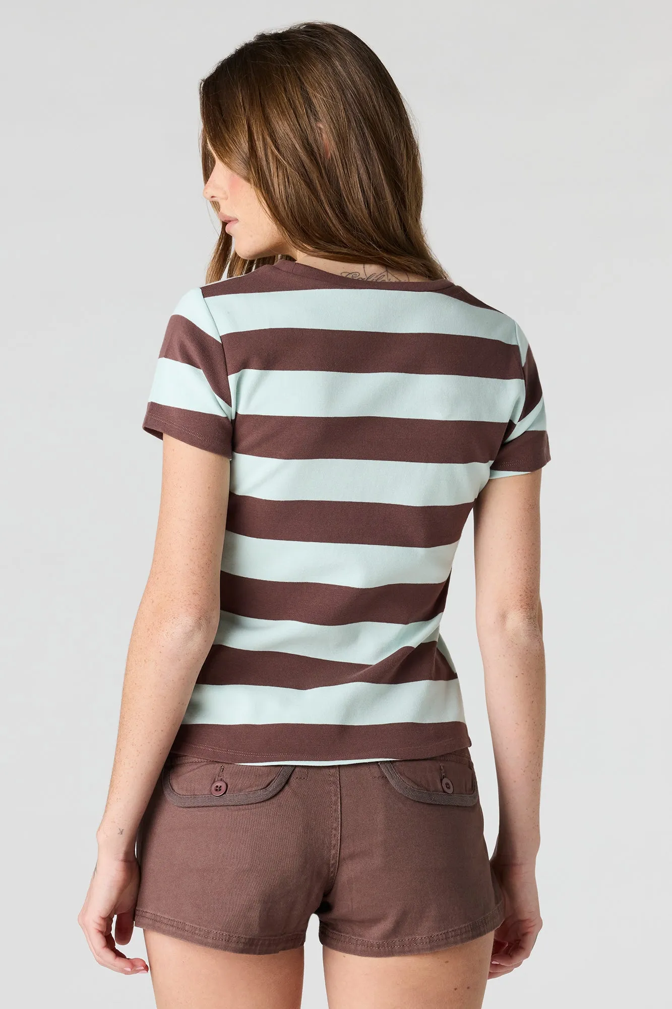 Striped T-Shirt sold by Urban Planet product image thumbnail 2