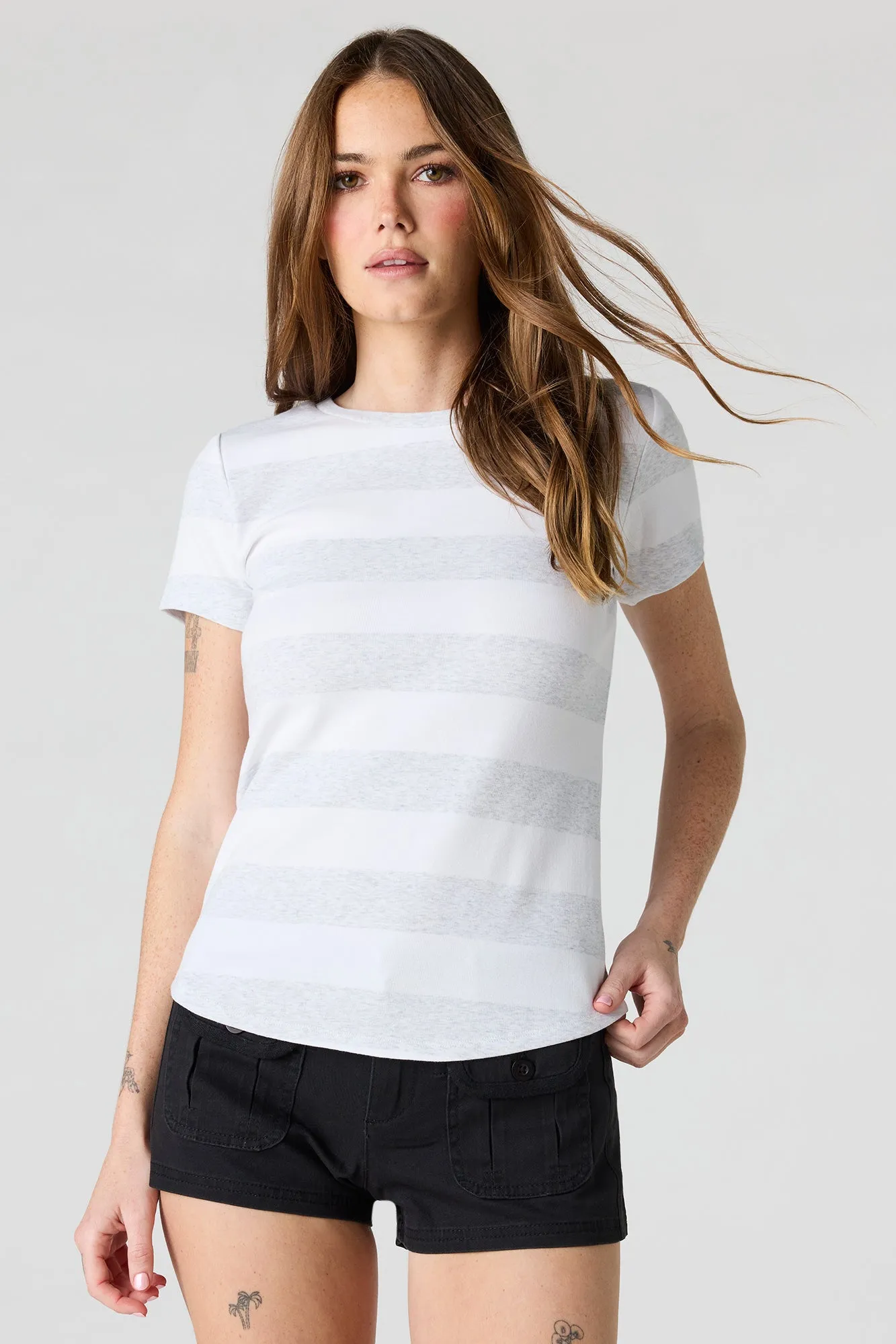 Striped T-Shirt sold by Urban Planet product image thumbnail 5