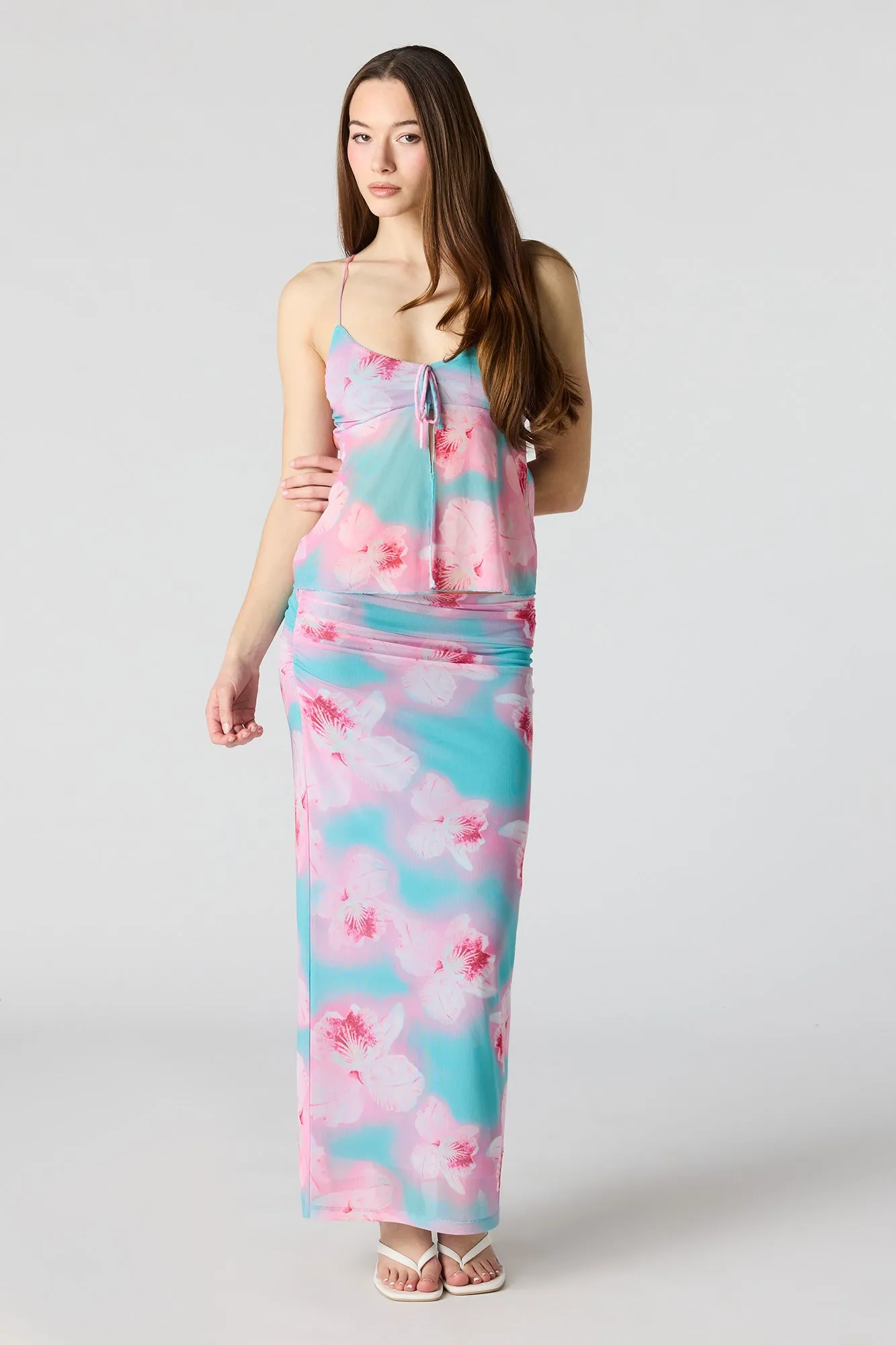 Mesh Maxi Skirt sold by Urban Planet