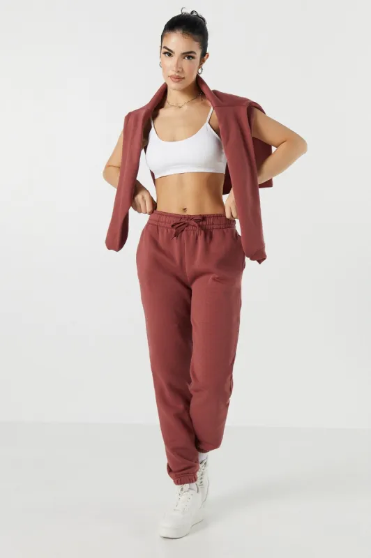 Solid Fleece Jogger sold by Urban Planet