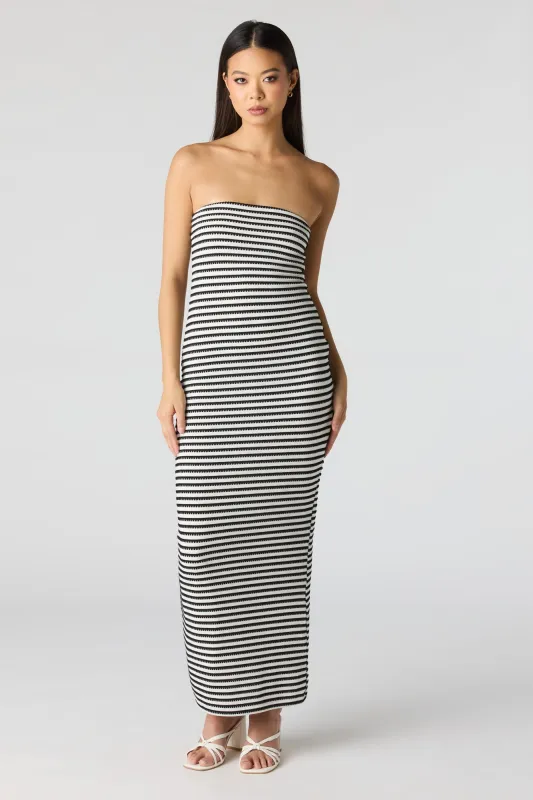 Knit Strapless Maxi Dress made by Stitches