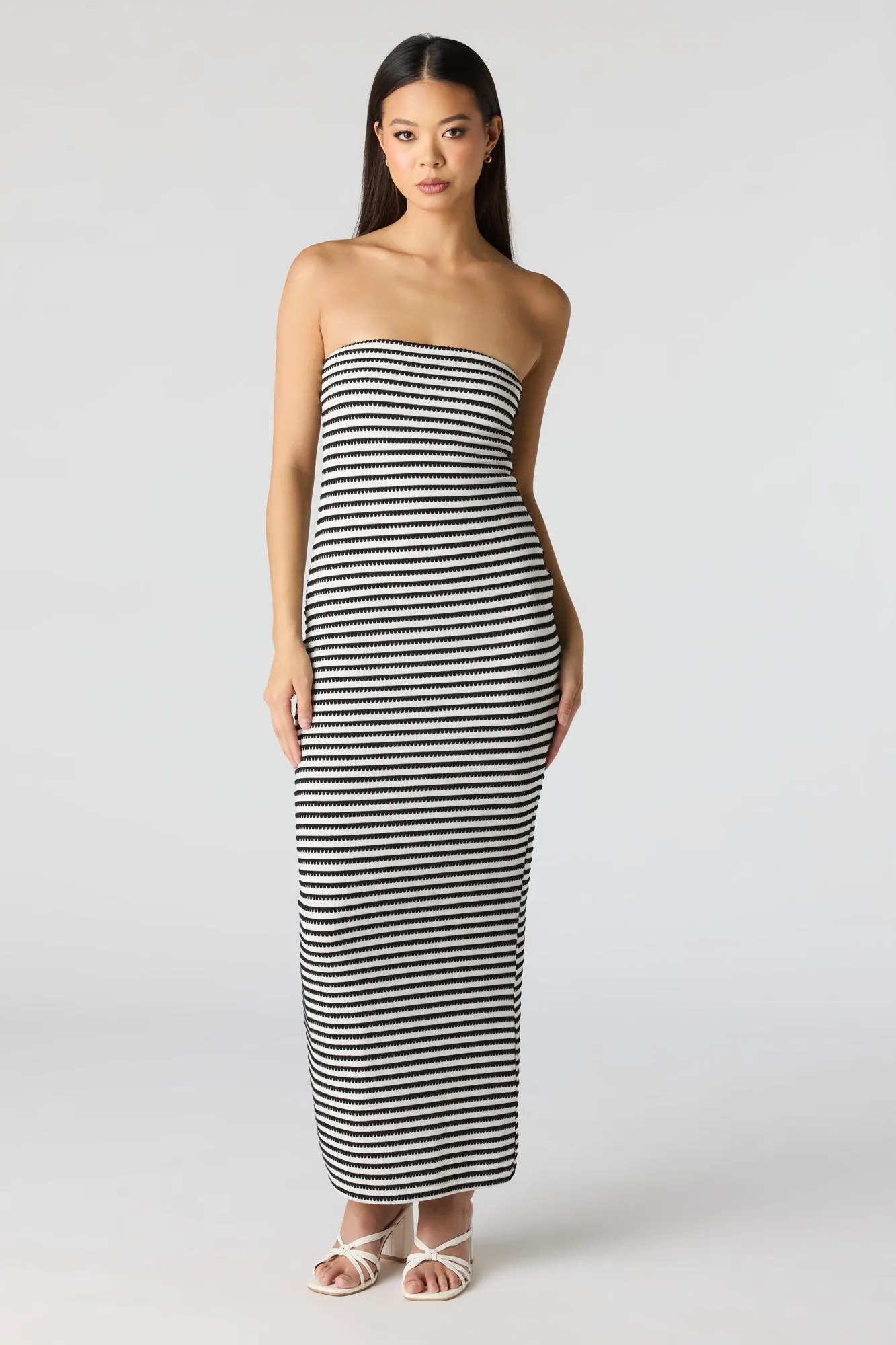 Knit Strapless Maxi Dress sold by Urban Planet