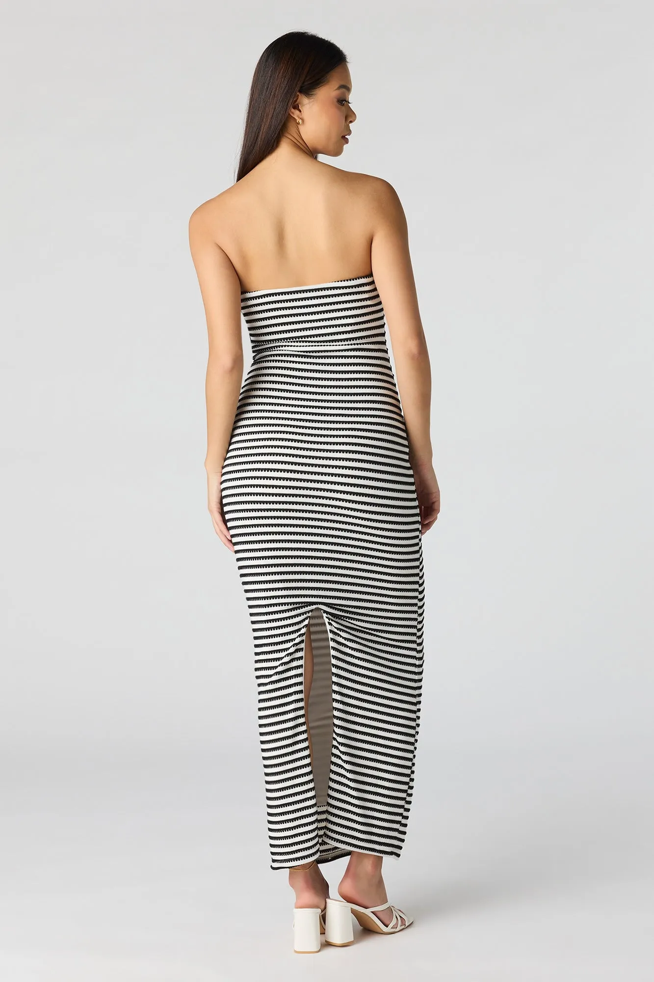 Knit Strapless Maxi Dress sold by Urban Planet product image thumbnail 3