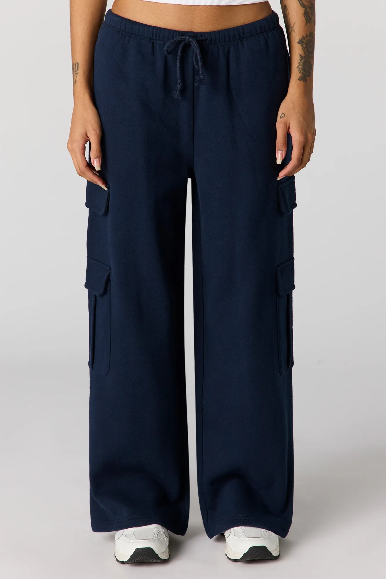Luxe Fleece Wide Leg Sweatpant sold by Urban Planet product image thumbnail 2