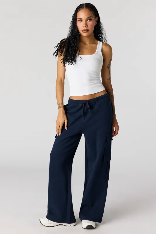 Luxe Fleece Wide Leg Sweatpant made by Stitches