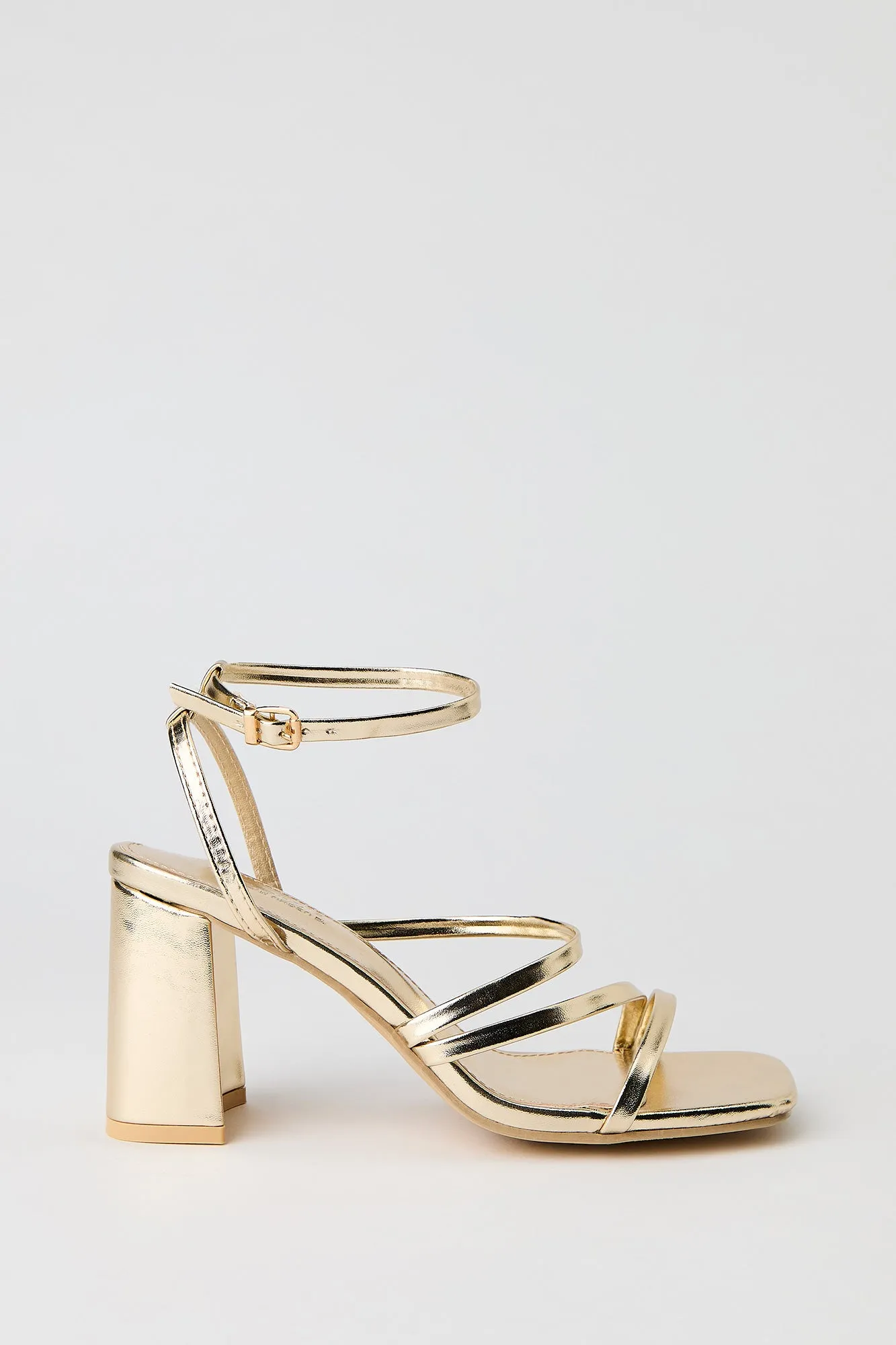 Strappy Ankle Strap Heeled Sandal sold by Urban Planet