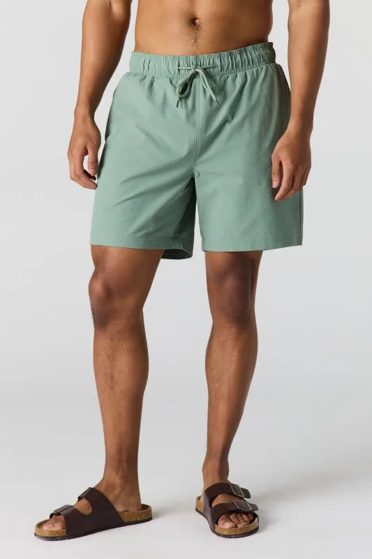 Solid Drawstring Swim Short made by Urban Planet