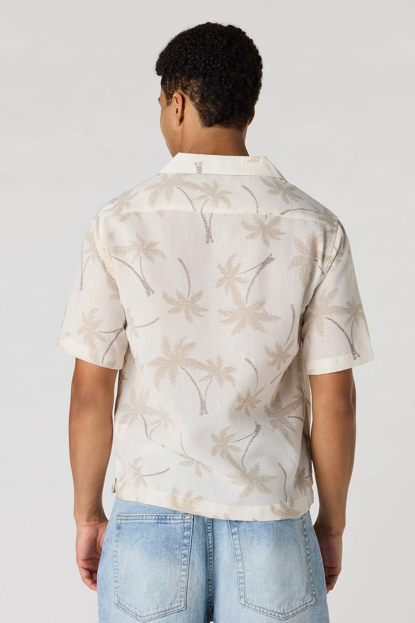 Printed Button-Up Collared Top sold by Urban Planet product image thumbnail 5