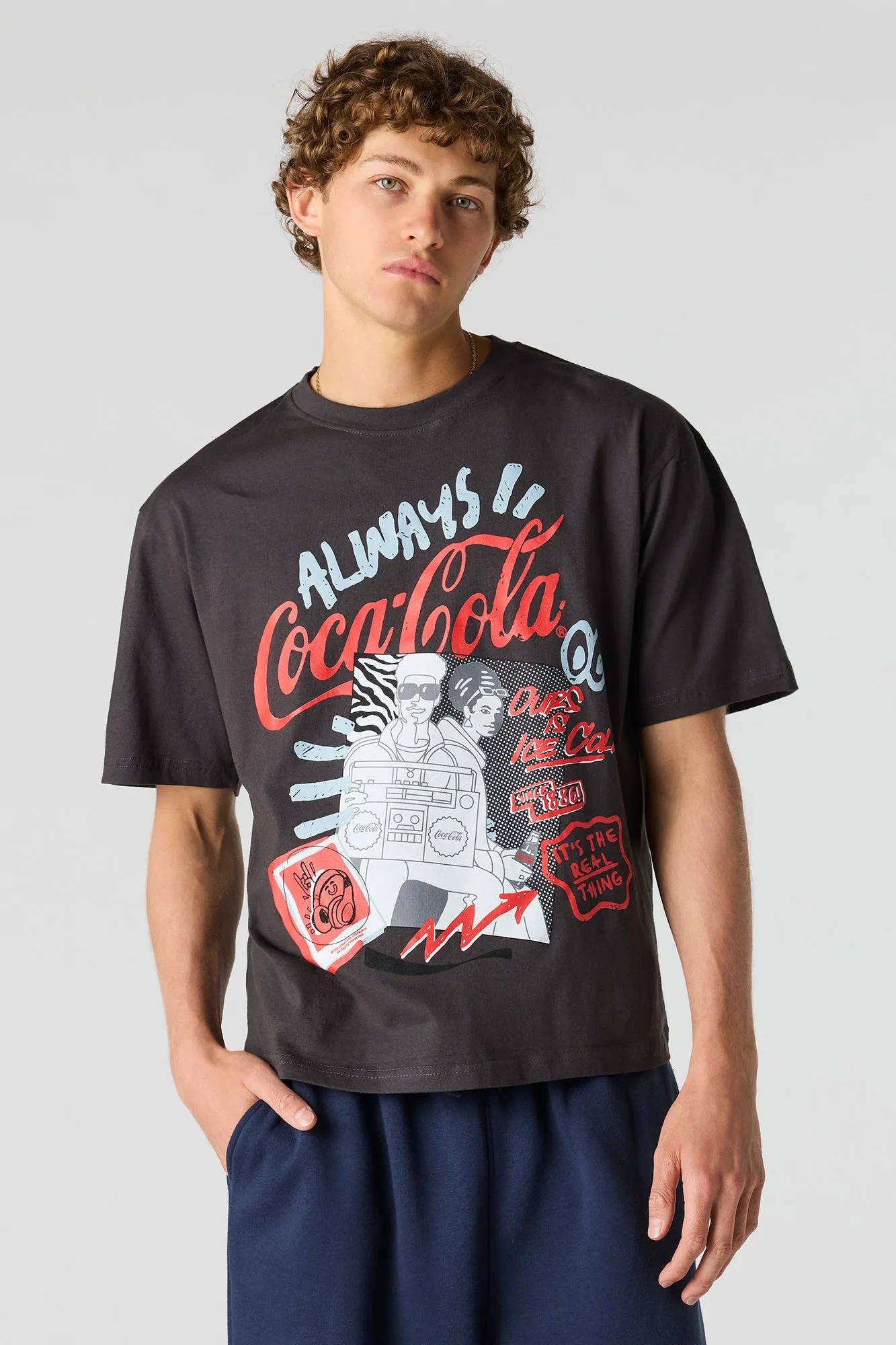 Coca-Cola Graphic Relaxed T-Shirt sold by Urban Planet product image thumbnail 4