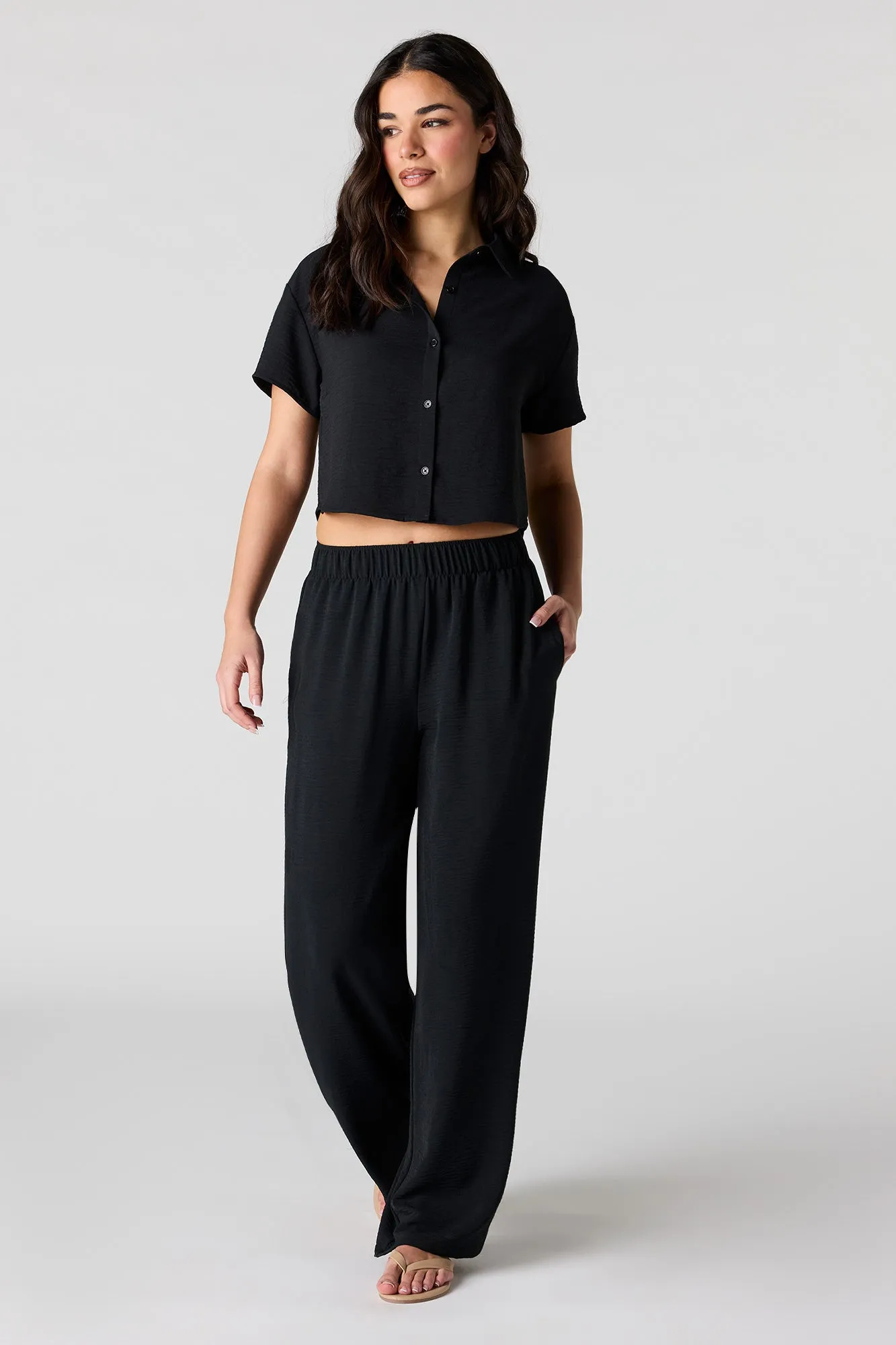 Flowy Wide Leg Pant sold by Urban Planet product image thumbnail 4