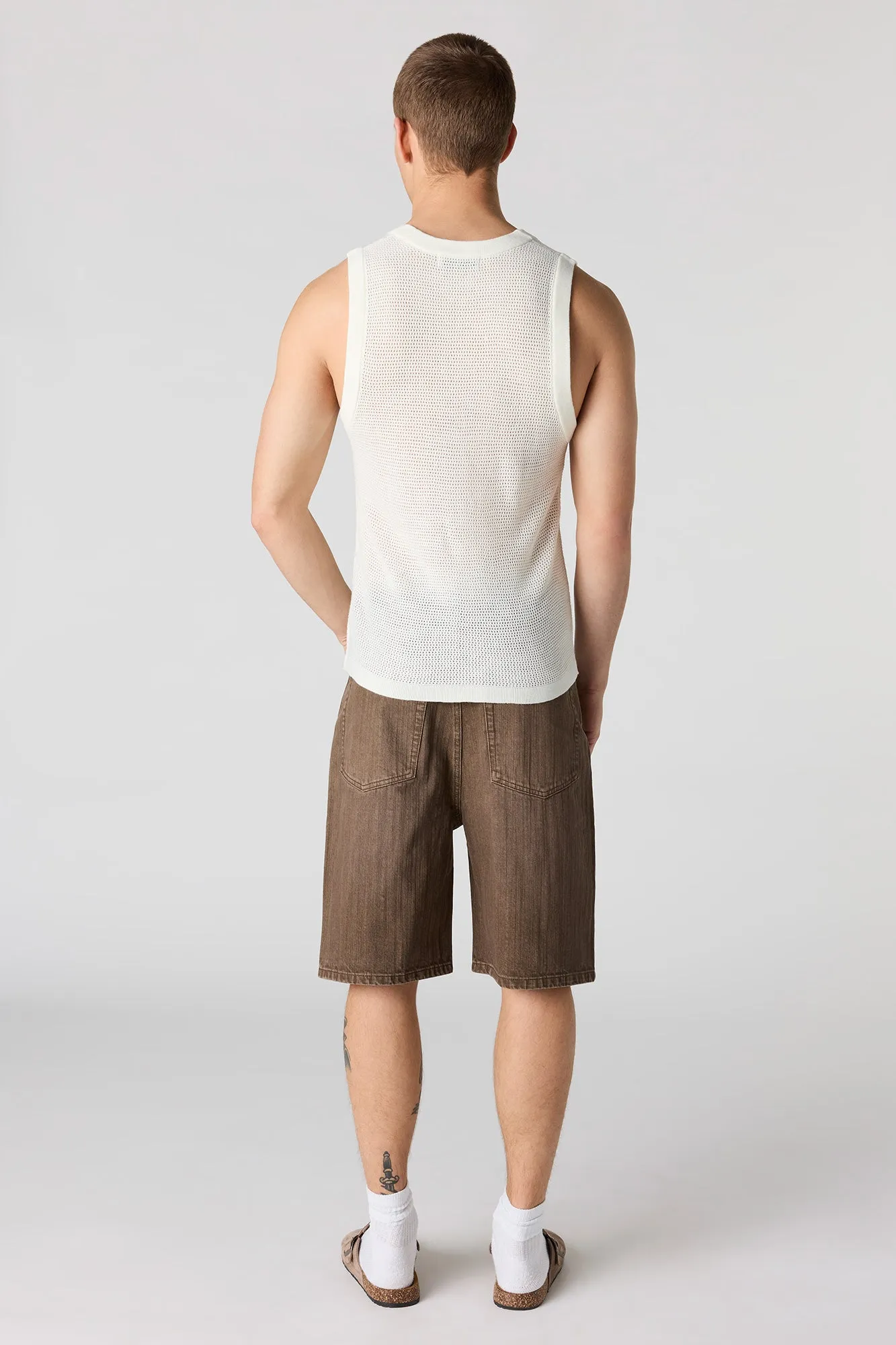 Baggy Denim Short sold by Urban Planet product image thumbnail 3