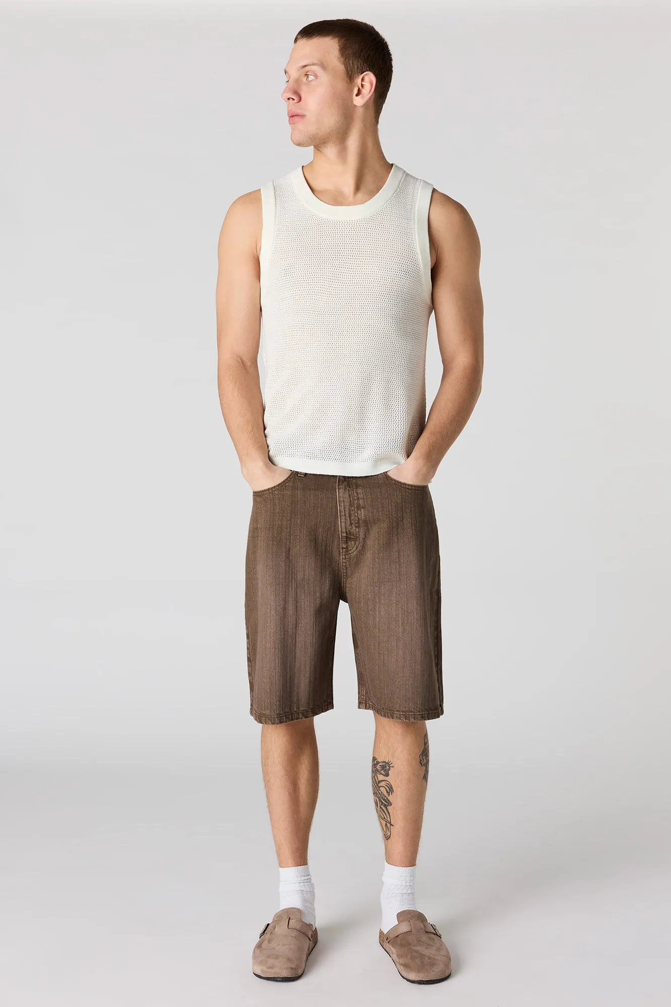 Baggy Denim Short sold by Urban Planet product image thumbnail 2