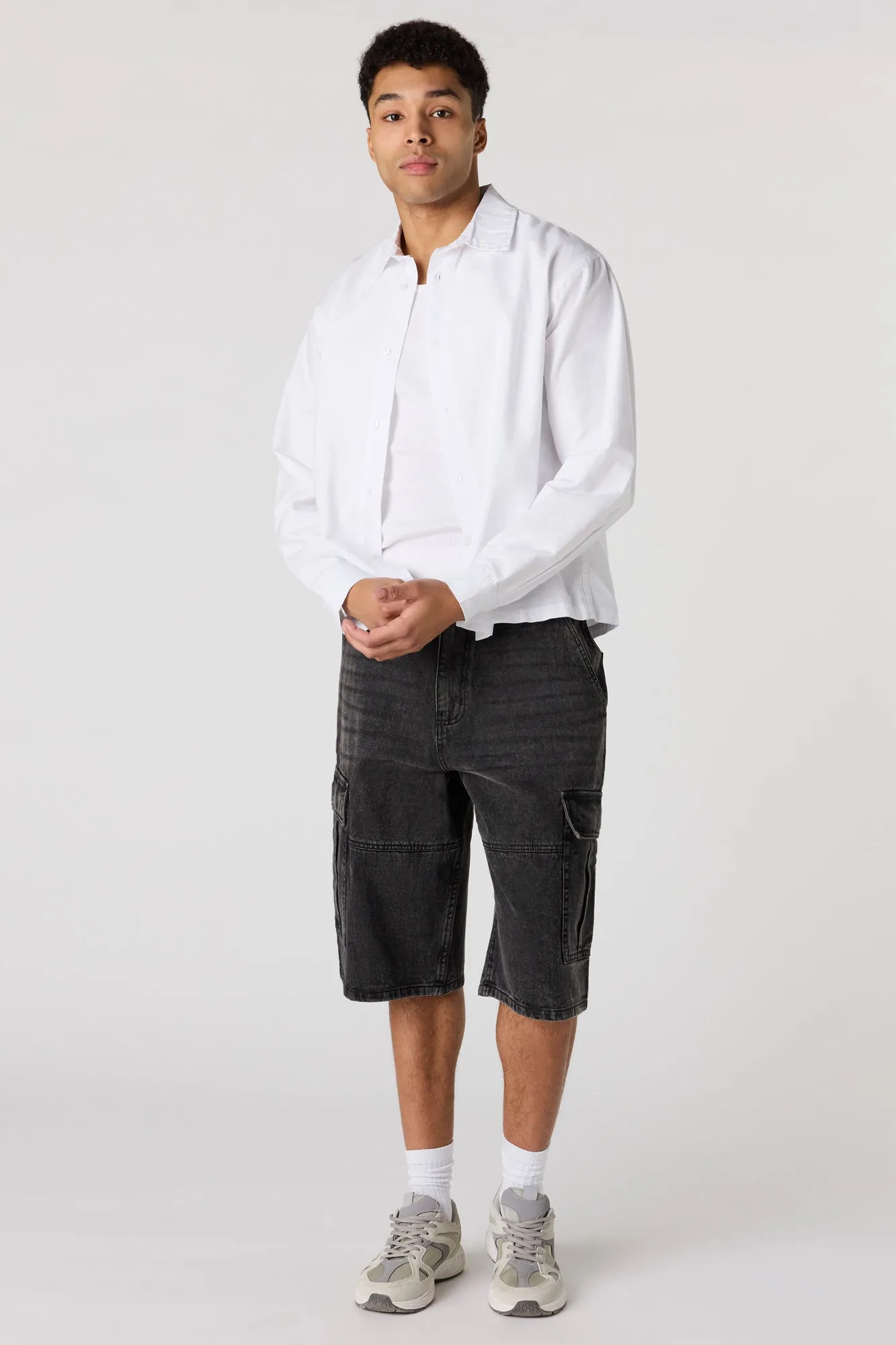 Baggy Cargo Jort 14.5" sold by Urban Planet product image thumbnail 5