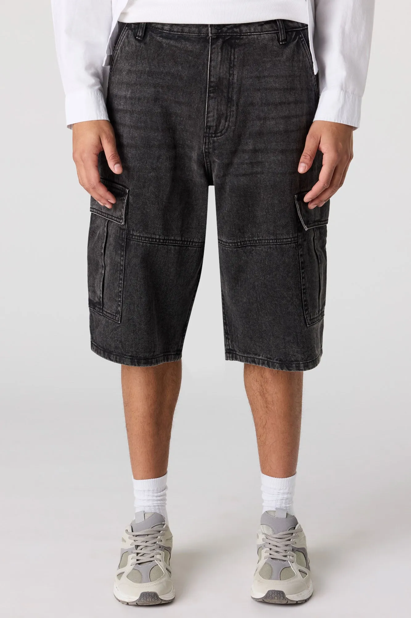 Baggy Cargo Jort 14.5" sold by Urban Planet product image thumbnail 4