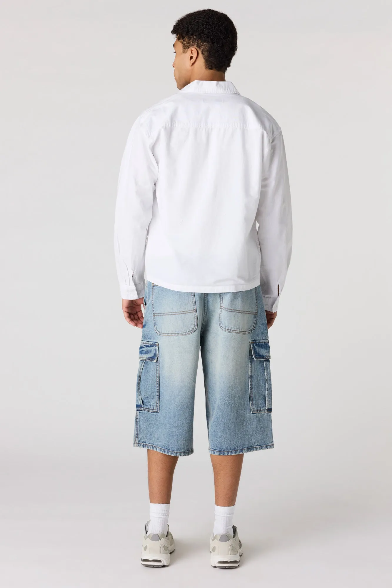 Baggy Cargo Jort 14.5" sold by Urban Planet product image thumbnail 3