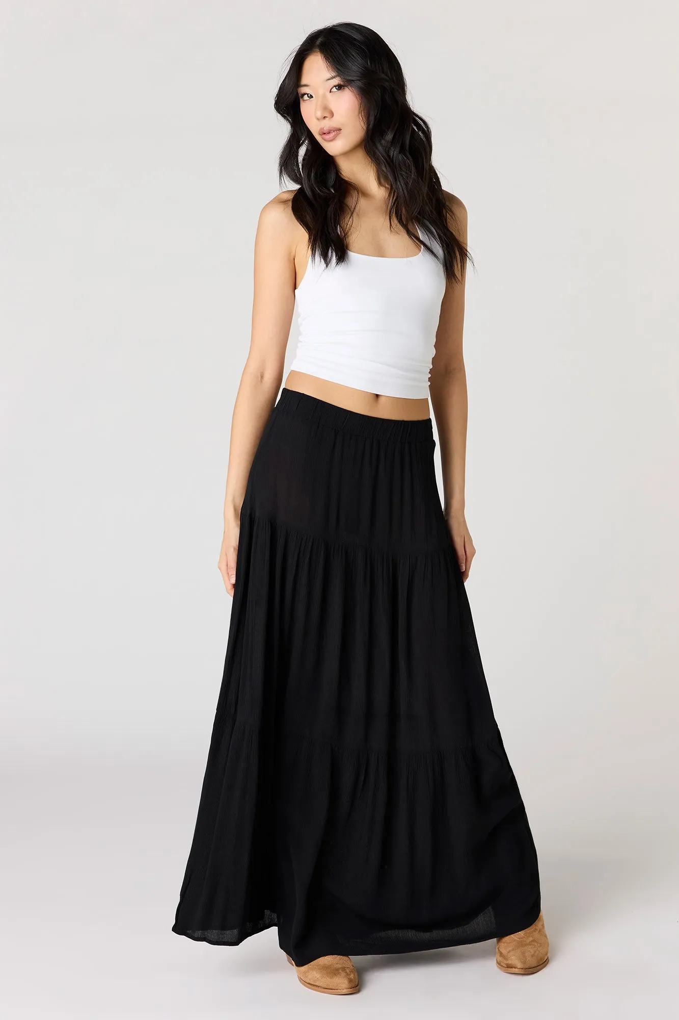 Tiered Maxi Skirt sold by Urban Planet product image thumbnail 5