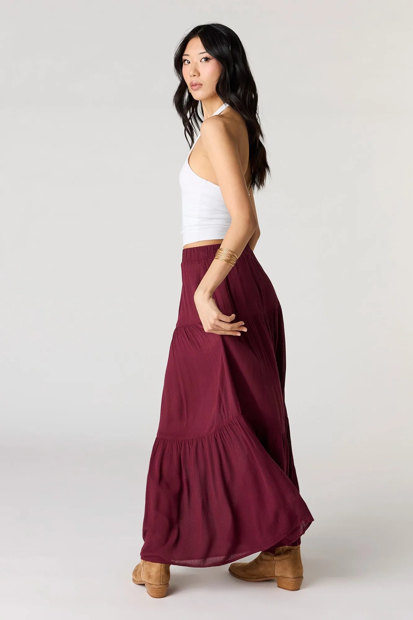 Tiered Maxi Skirt sold by Urban Planet product image thumbnail 3
