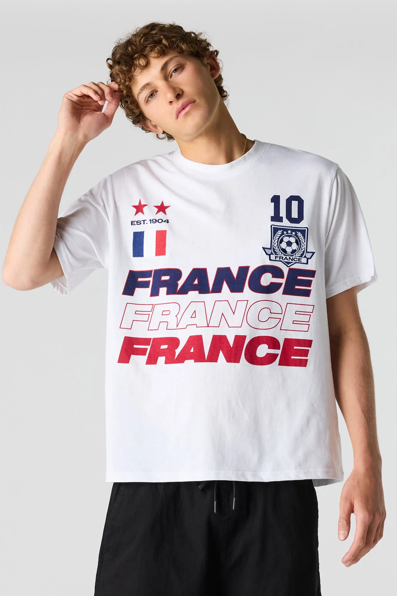 France Graphic Soccer T-Shirt sold by Urban Planet
