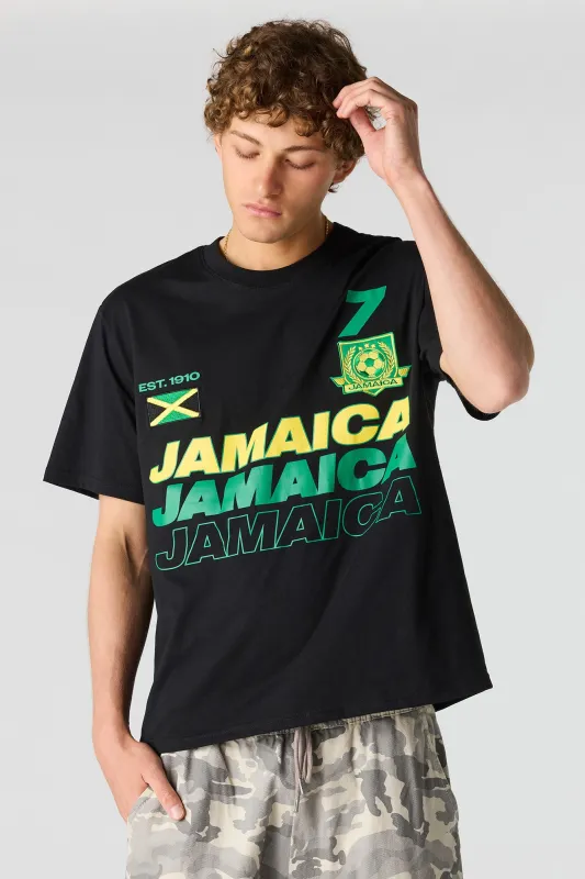 Jamaica Graphic Soccer T-Shirt made by Urban Planet