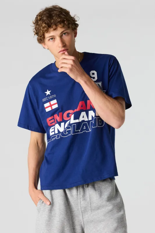 England Graphic Soccer T-Shirt made by Urban Planet