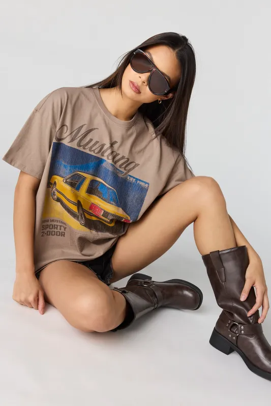 Luxe Heavy Cotton Ford Bronco Graphic T-Shirt made by Stitches
