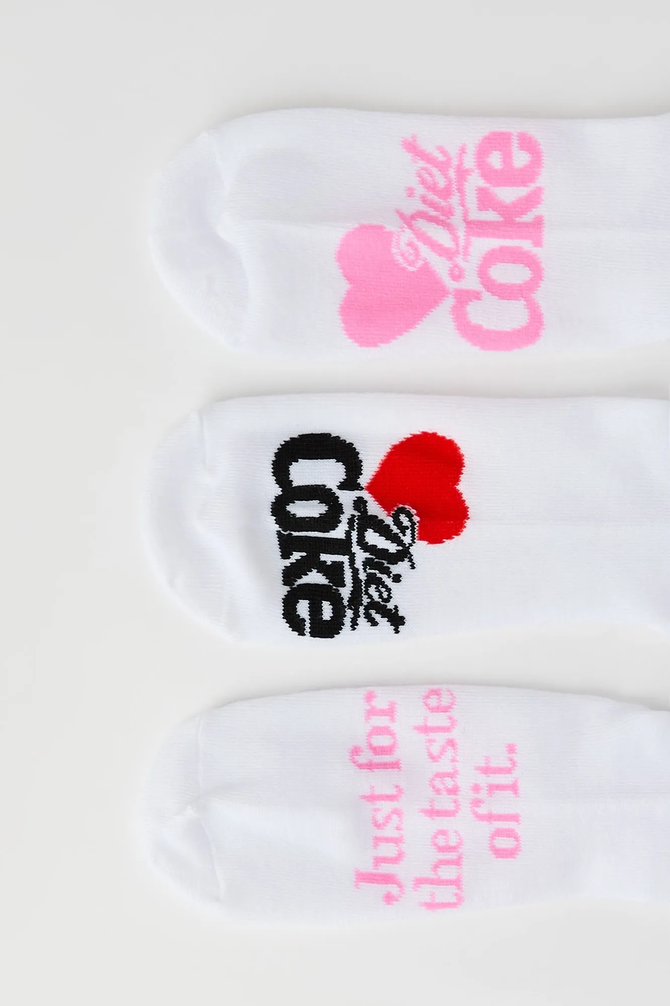 Diet Coke Socks (3 Pack) sold by Urban Planet product image thumbnail 2